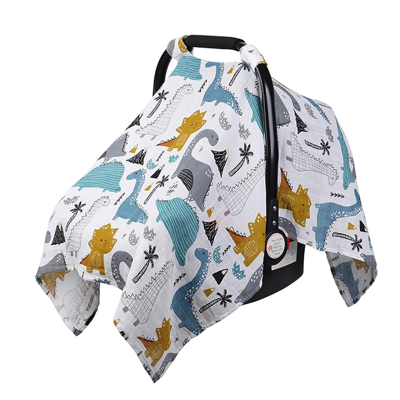 Baby Nursery Hamper - Baby Muslin Cotton Blanket Car Seat