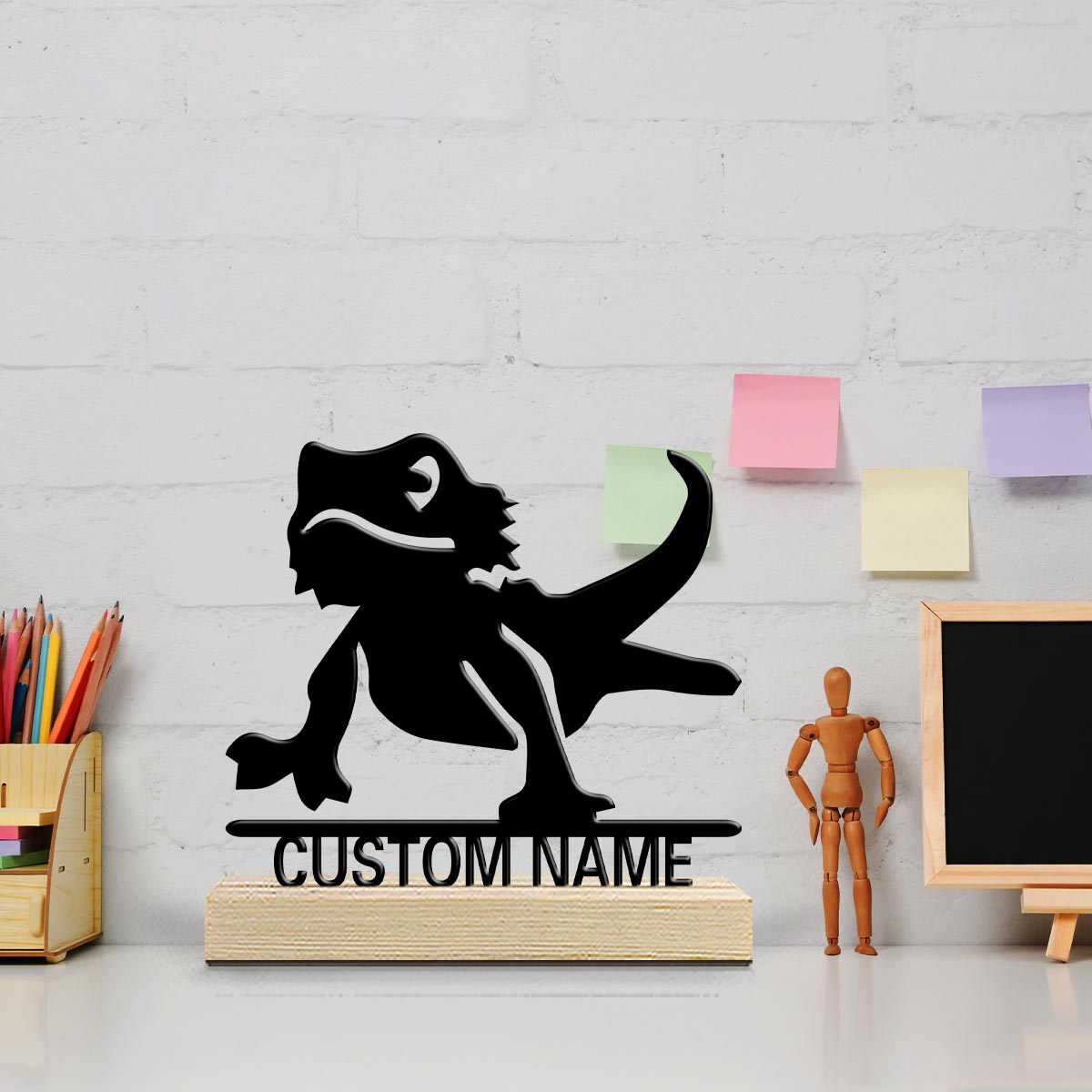 Baby Nursery Accent Wall - 1pc Fashion Personalized Custom lizard Metal