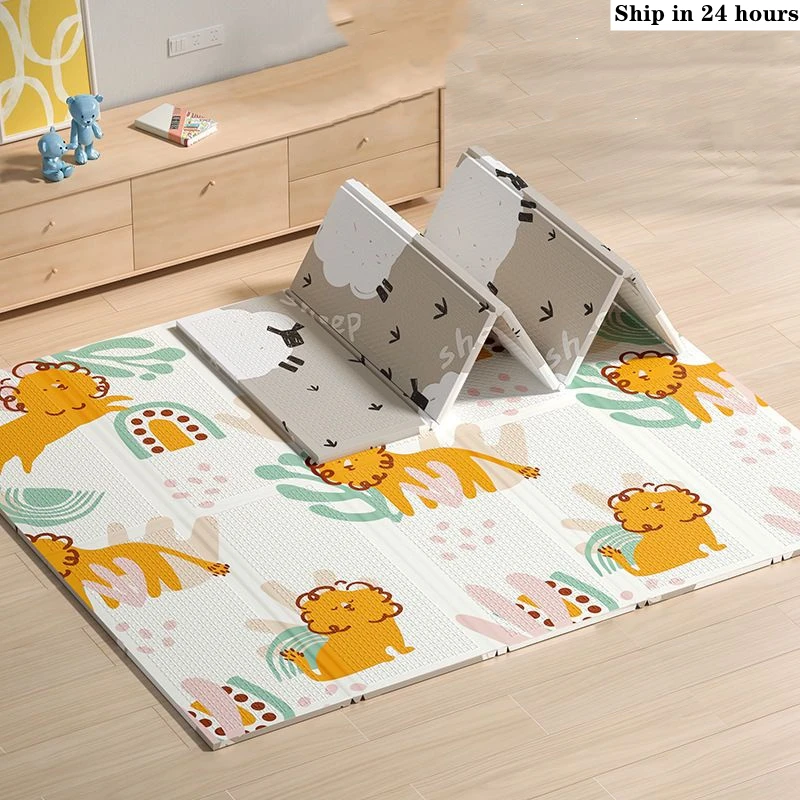 Baby Nursery Rug - Baby Play Mats Foldable Xpe Puzzle