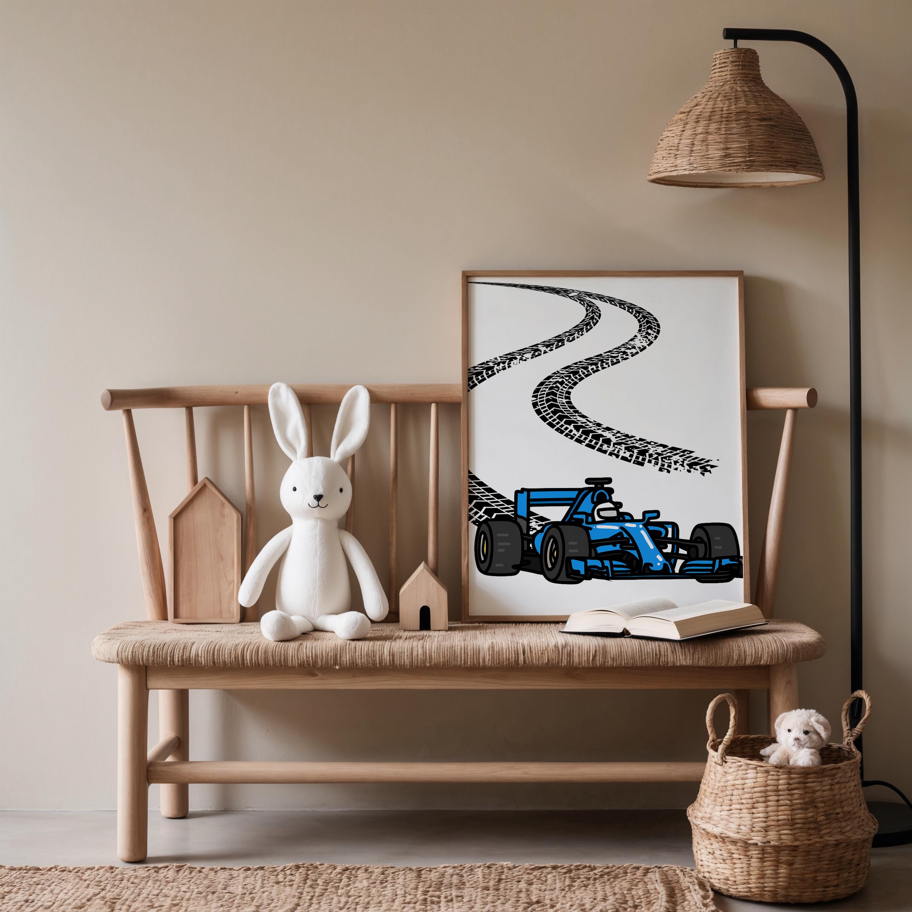 Custom Name Racing Car Nursery - Baby Nursery Wall Decor incelemesi ve fiyatı