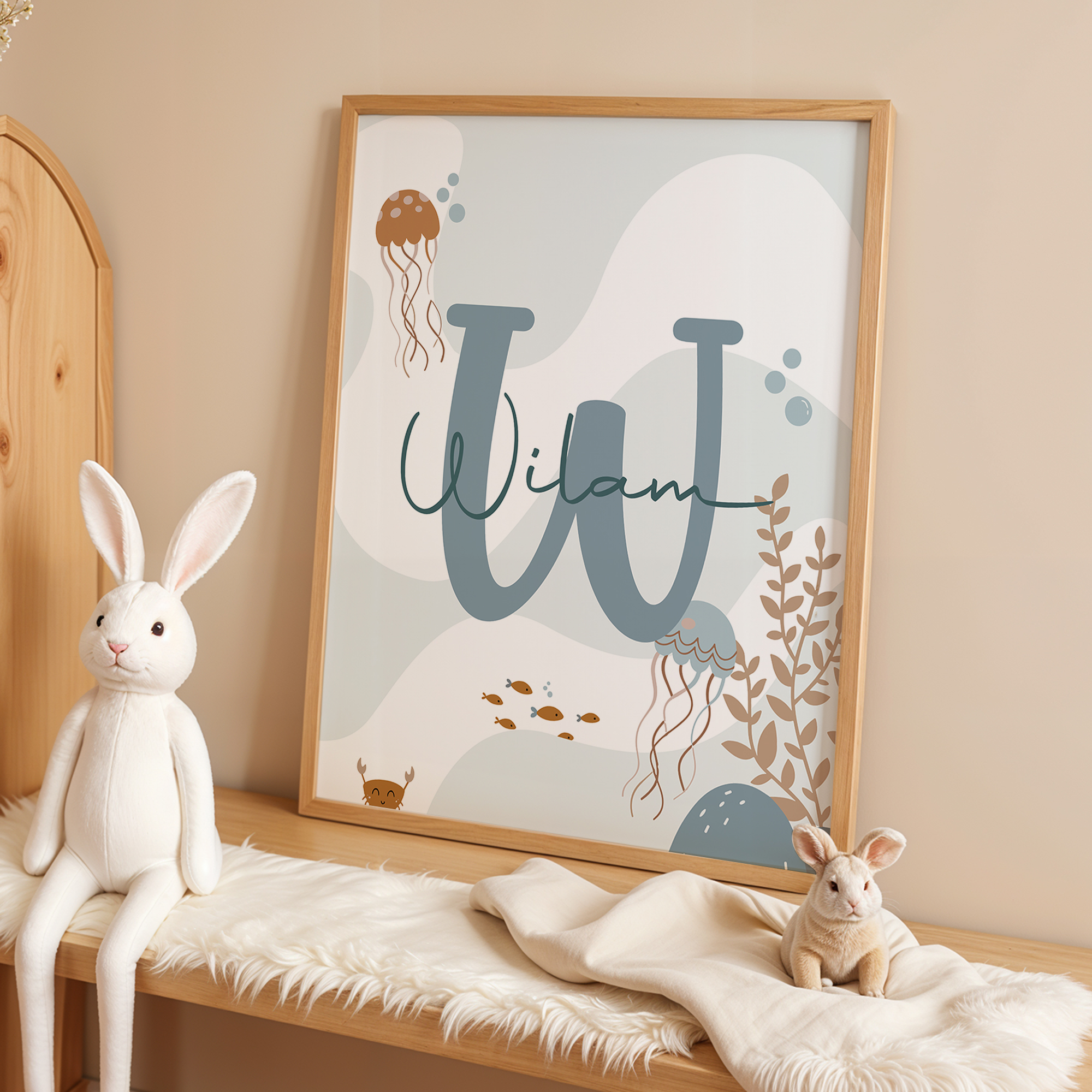 3pcs Personalized Custom Name  - Baby Nursery Wall Decor incelemesi ve fiyatı