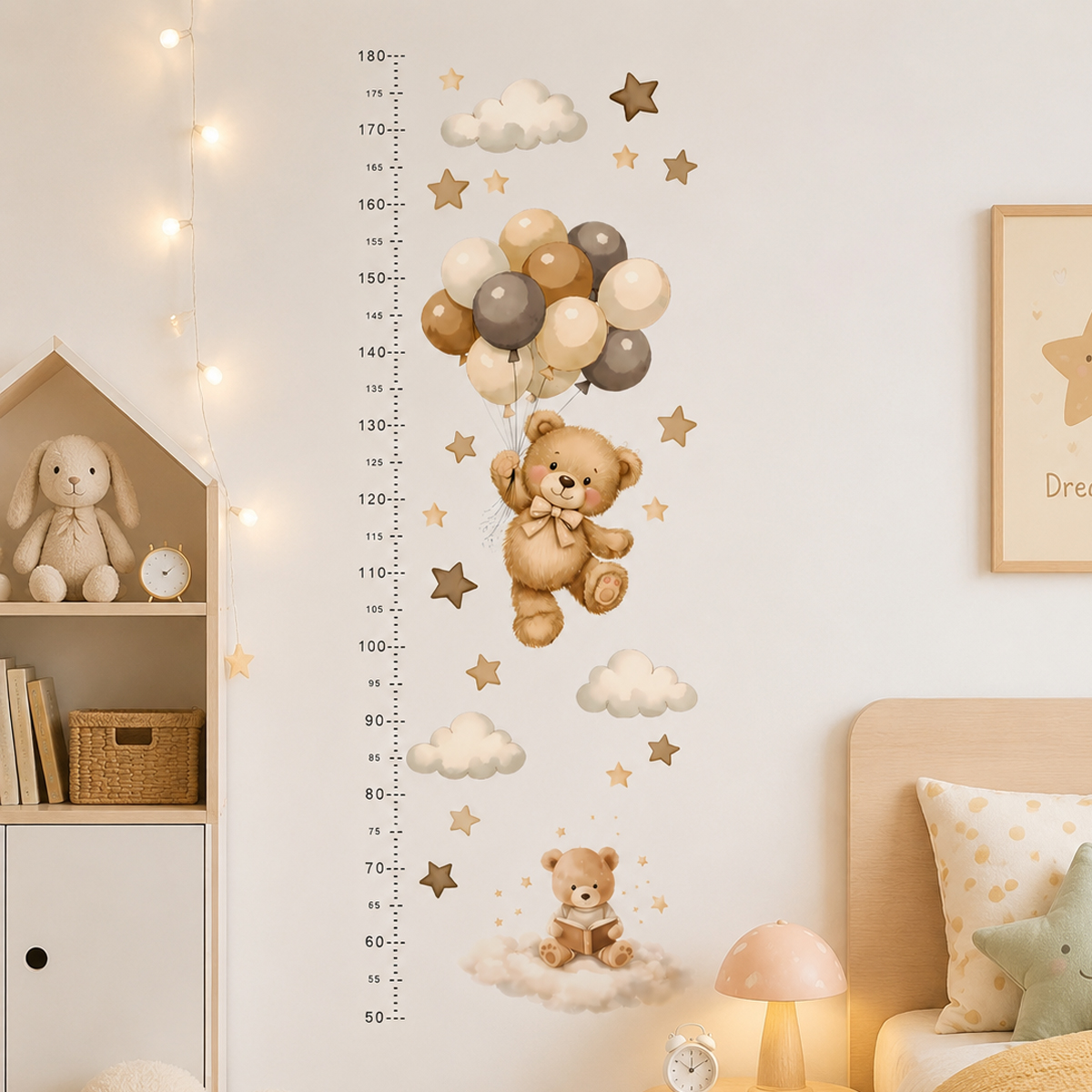 Bohemia Cute Bear Height Chart - Baby Nursery Needs incelemesi ve fiyatı