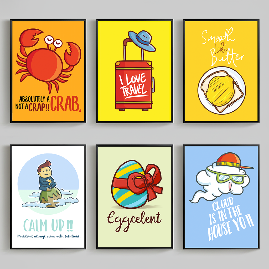 Cartoon Nursery Wall Art, Funn - Baby Nursery Quotes incelemesi ve fiyatı