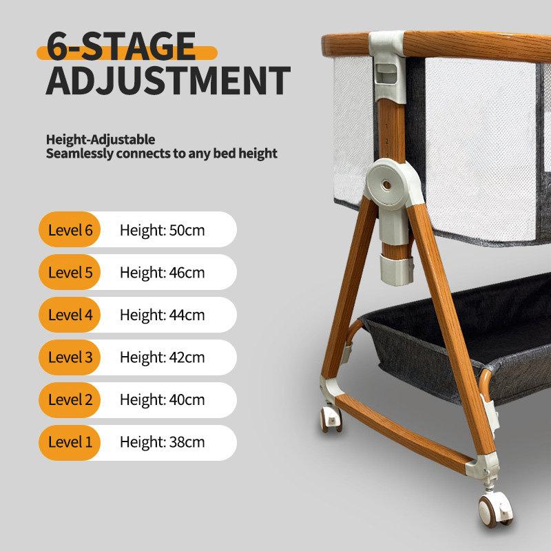2 in 1 Rocking Baby Crib, Fold - Baby Nursery Hamper incelemesi ve fiyatı