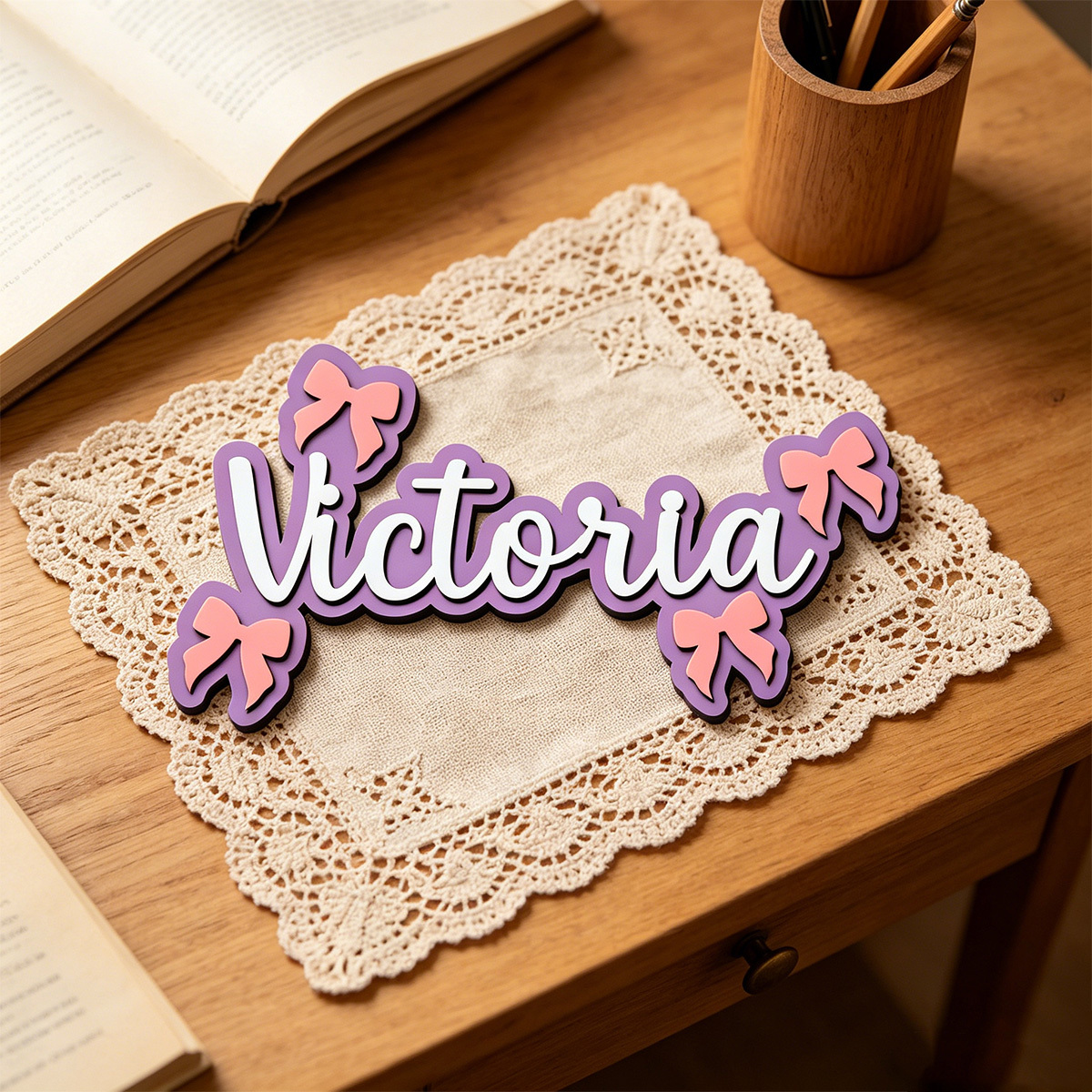 Personalized Bow Accent Wooden - Baby Nursery Accent Wall incelemesi ve fiyatı