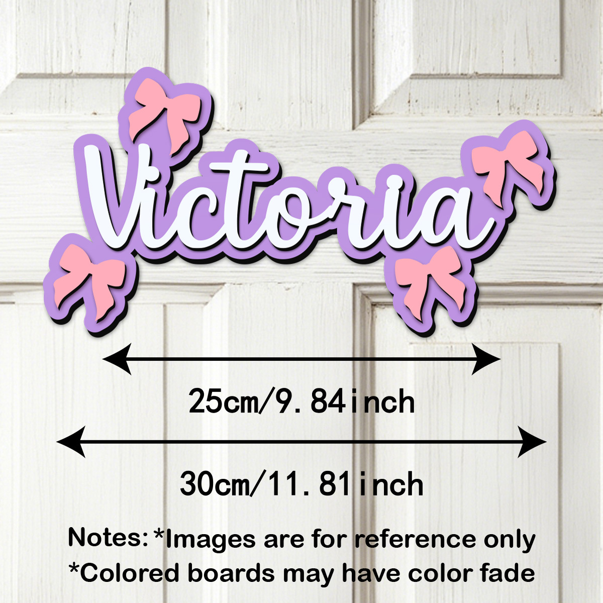 Personalized Bow Accent Wooden - Baby Nursery Accent Wall incelemesi ve fiyatı