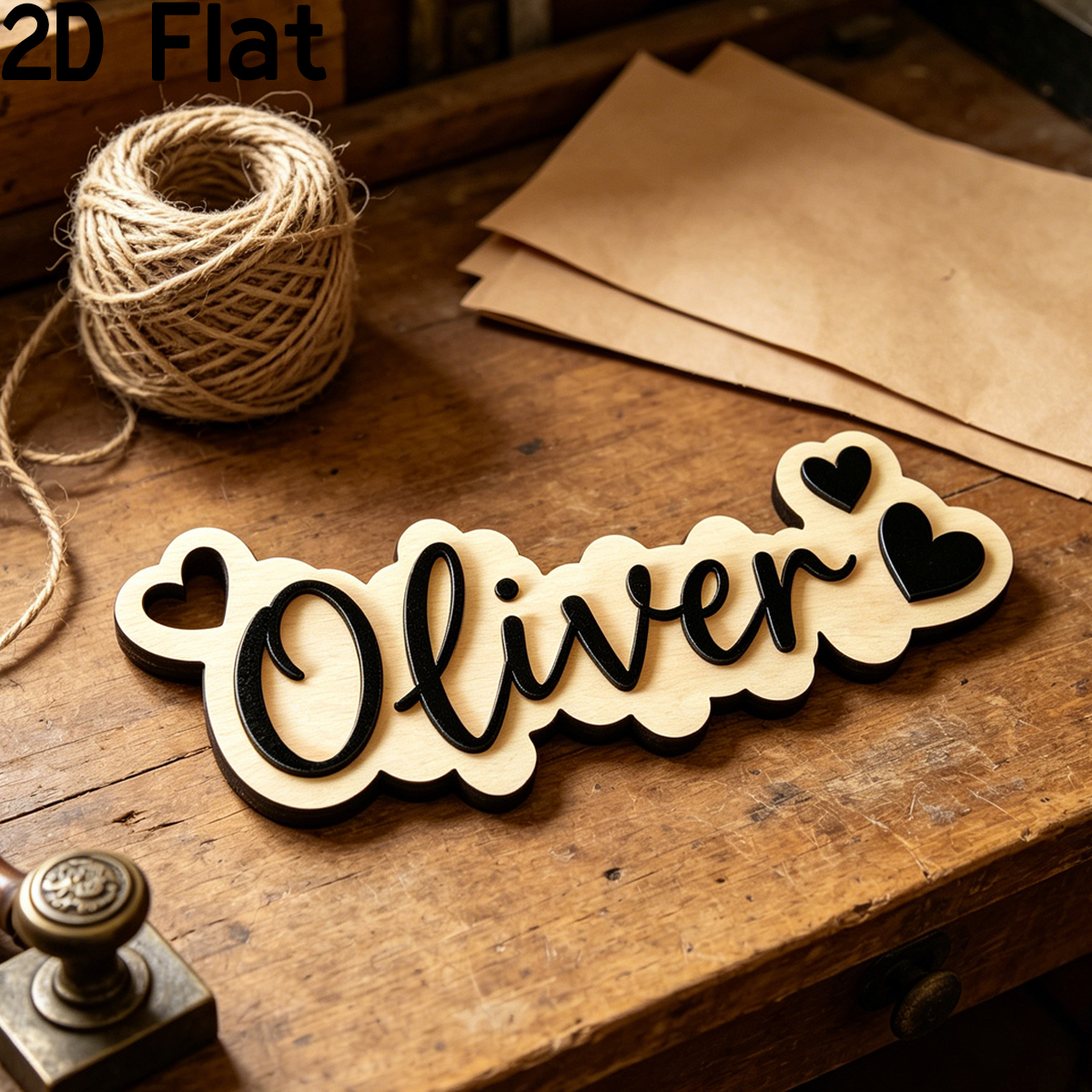 1Pc Custom Love Decor Wooden A - Baby Nursery Wall Decor incelemesi ve fiyatı