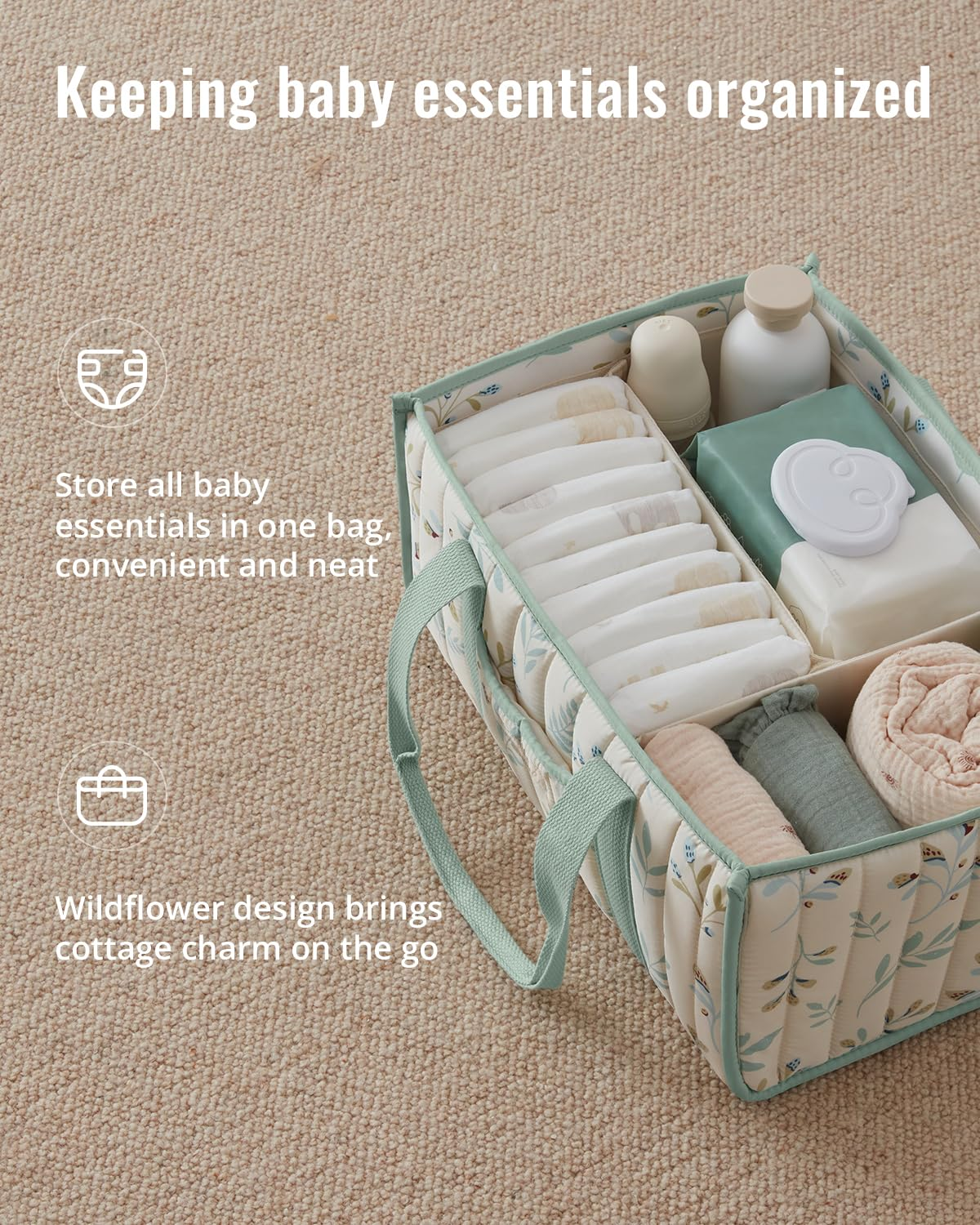 Diaper Caddy Organizer, Stylis - Baby Nursery Organiser incelemesi ve fiyatı