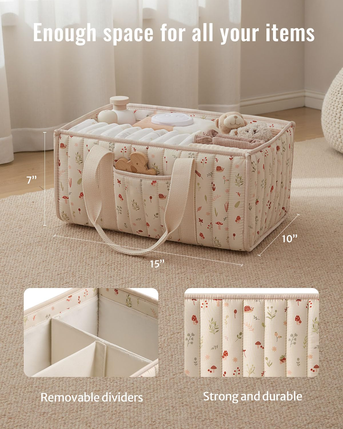 Diaper Caddy Organizer, Stylis - Baby Nursery Organiser incelemesi ve fiyatı