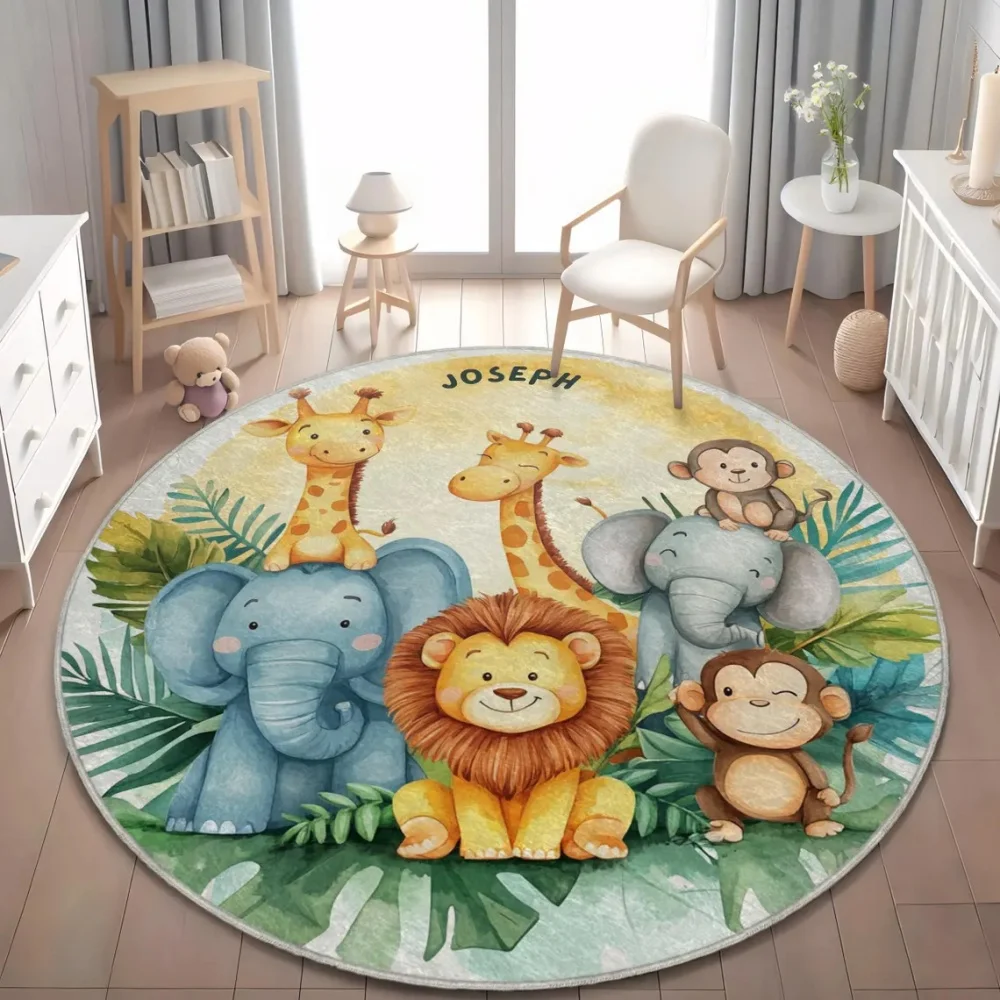Wild Safari Animal Floor Mat G - Baby Nursery Rug incelemesi ve fiyatı