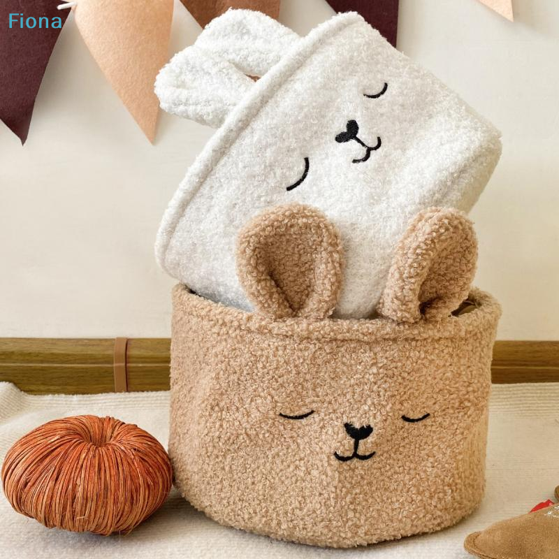 ✔Cute Bunny Plush Storage Bask - Baby Nursery Organiser incelemesi ve fiyatı