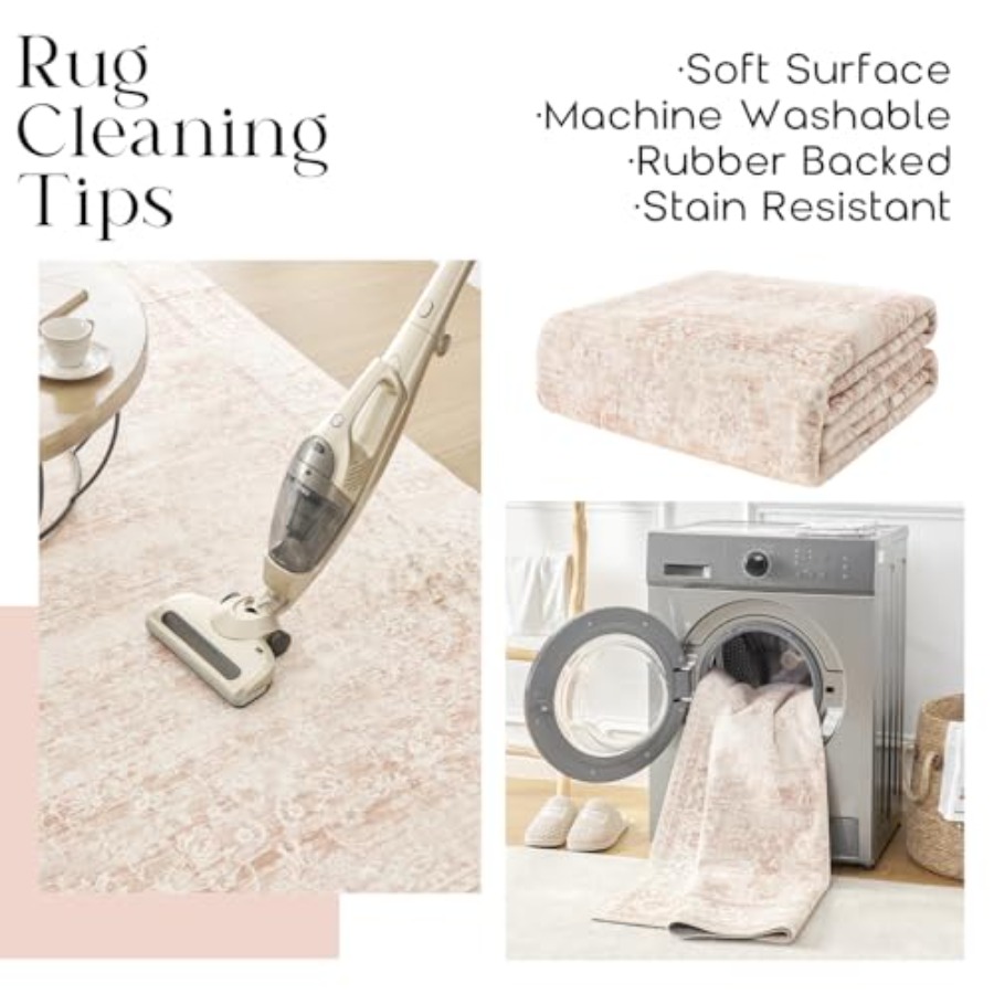 Pink Nursery Rug for Baby Girl - Baby Nursery Rug incelemesi ve fiyatı