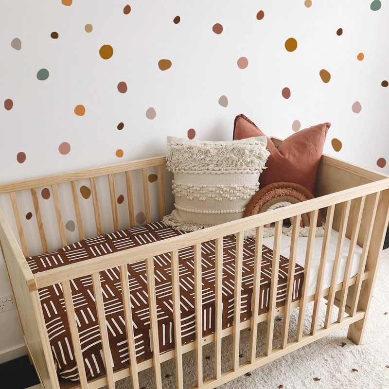 Boho Nursery Polka Dot Creativ - Baby Nursery Vintage Decor incelemesi ve fiyatı