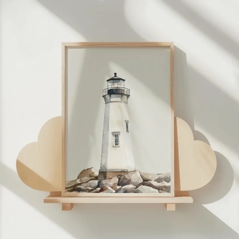 Neutral Nautical Nursery Art V - Baby Nursery Vintage Decor incelemesi ve fiyatı