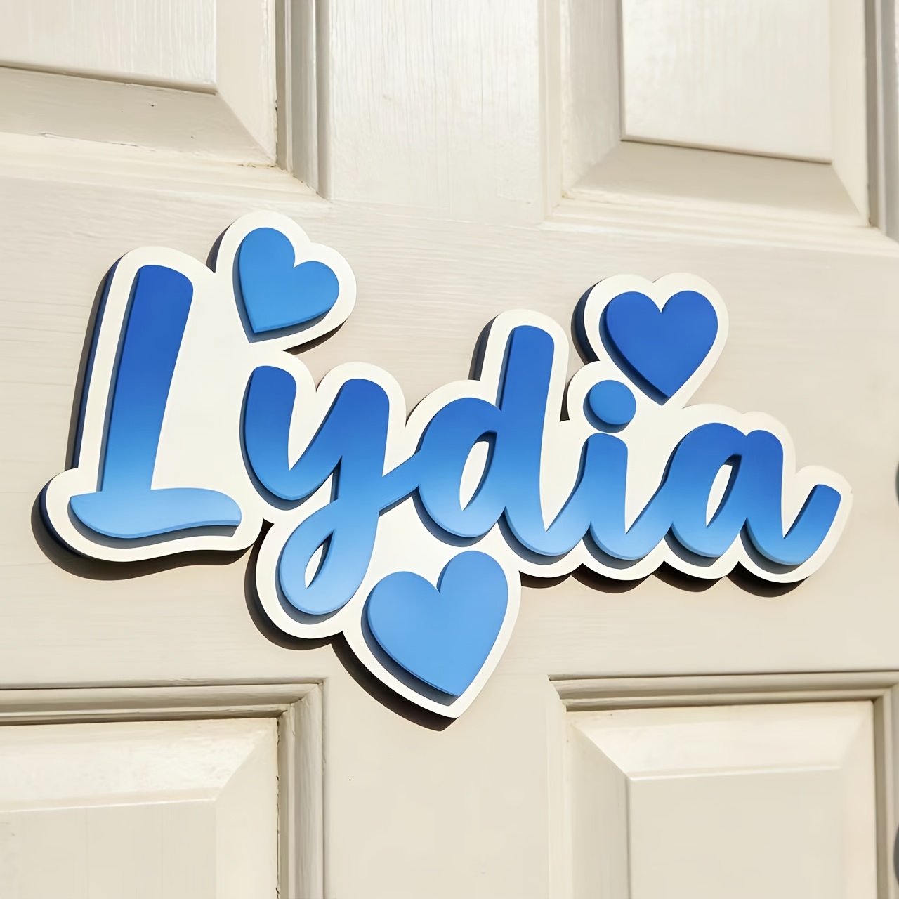 Personalized Gradient Heart Na - Baby Nursery Name incelemesi ve fiyatı