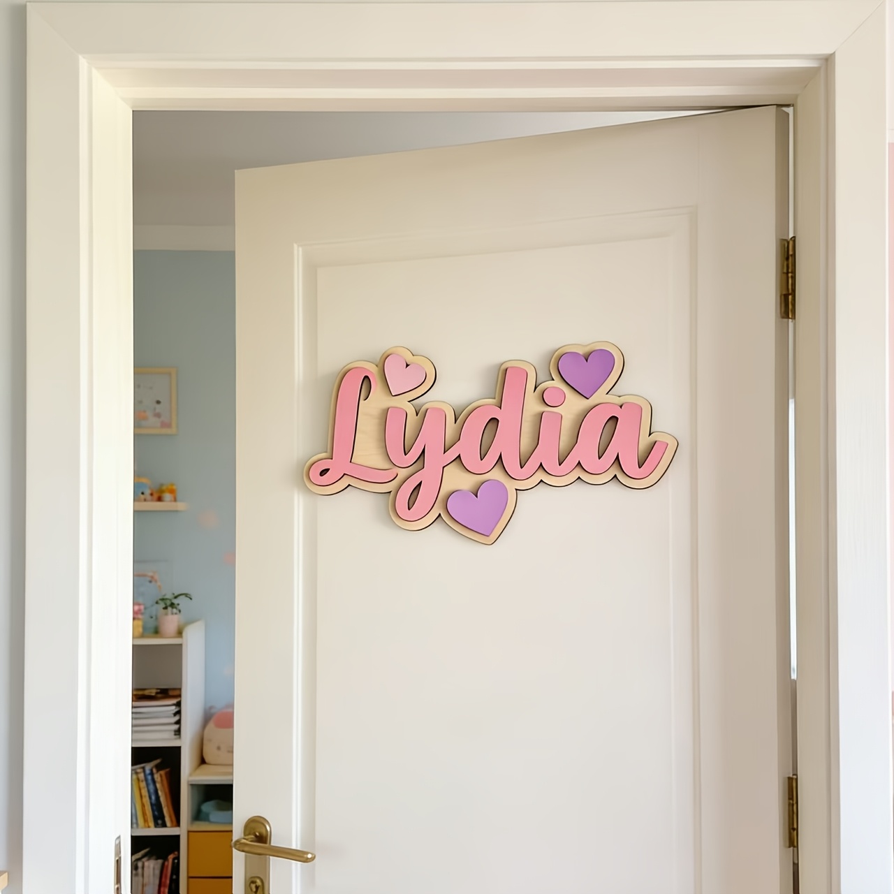 Personalized Gradient Heart Na - Baby Nursery Name incelemesi ve fiyatı
