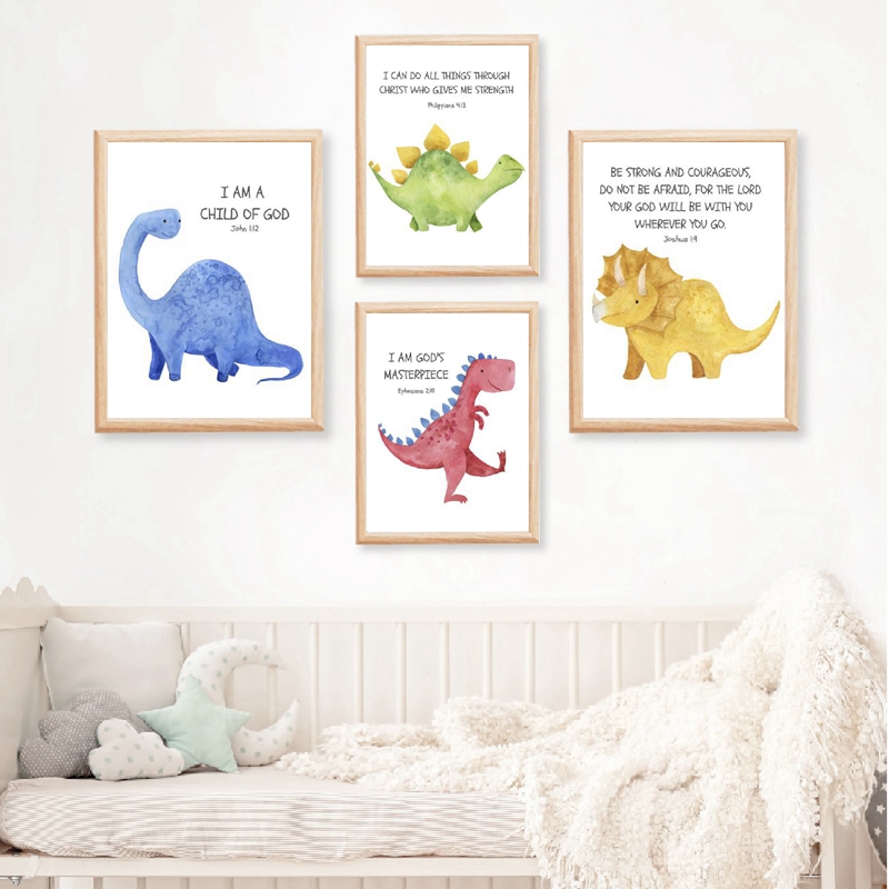 Kid's Bible Verse Quote Prints - Baby Nursery Quotes incelemesi ve fiyatı