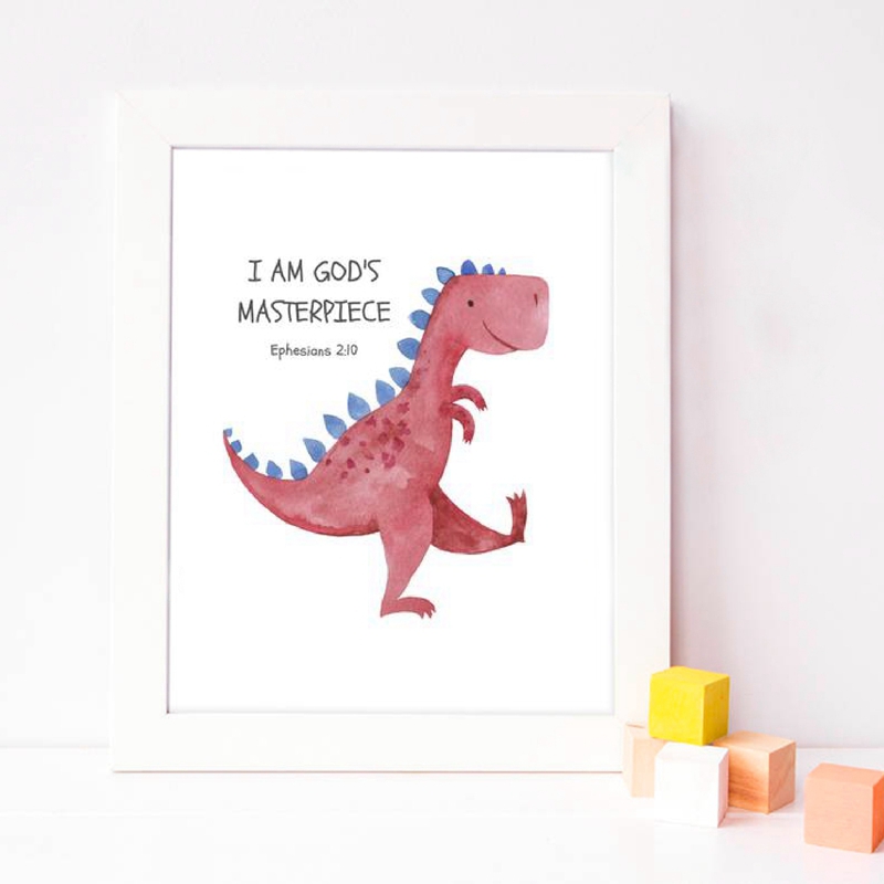 Kid's Bible Verse Quote Prints - Baby Nursery Quotes incelemesi ve fiyatı