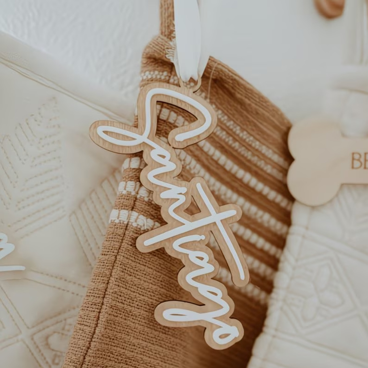 1Pc Custom Name Cute White Woo - Baby Nursery Wall Decor incelemesi ve fiyatı
