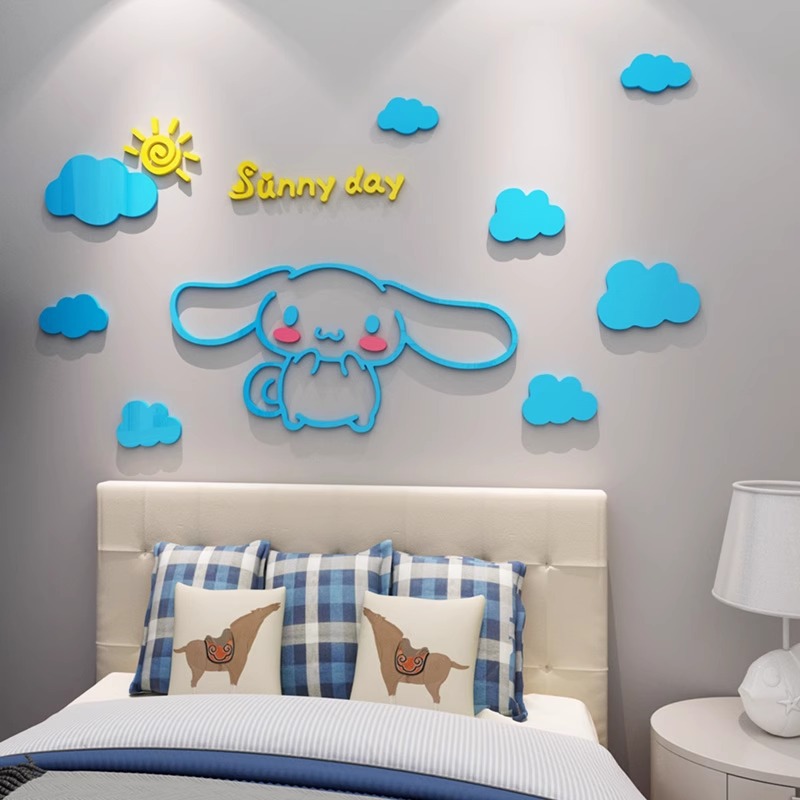 Sanrio Stickers Acrylic Layout - Baby Nursery Wall Decor incelemesi ve fiyatı