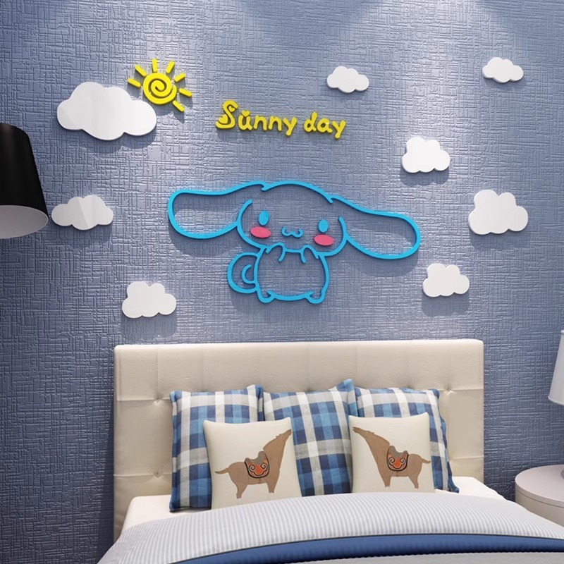 Sanrio Stickers Acrylic Layout - Baby Nursery Wall Decor incelemesi ve fiyatı