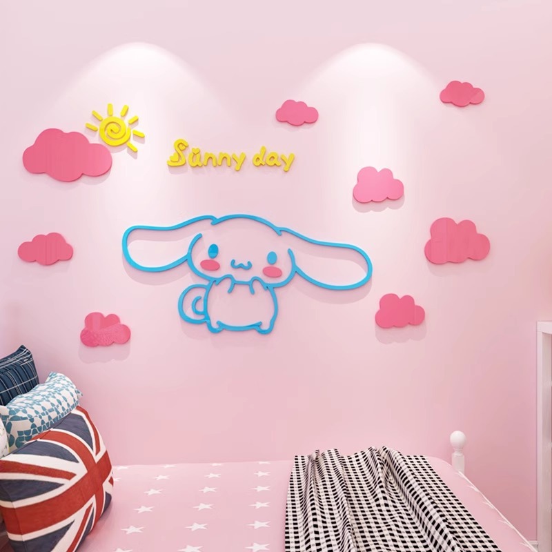 Sanrio Stickers Acrylic Layout - Baby Nursery Wall Decor incelemesi ve fiyatı