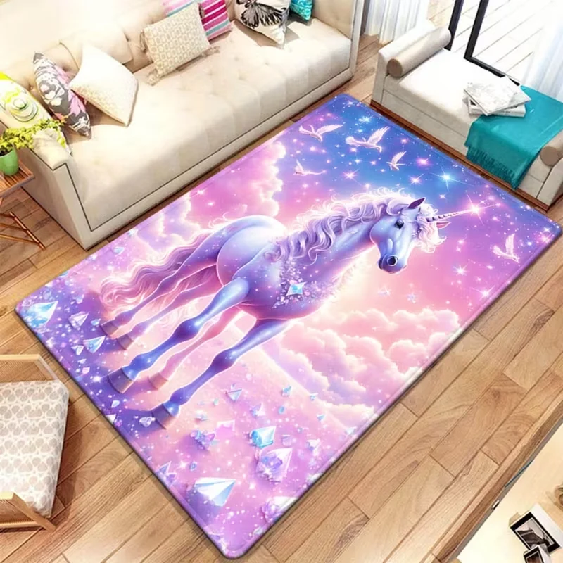 Magical Unicorn Pink Cloud Fan - Baby Nursery Rug incelemesi ve fiyatı