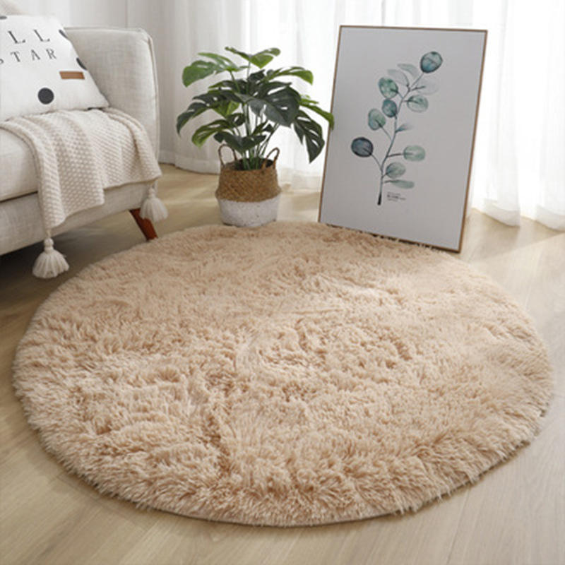 Super Soft Fluffy Round Rug Pl - Baby Nursery Rug incelemesi ve fiyatı