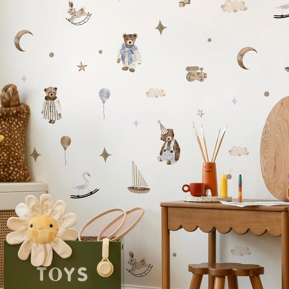 Boho Wall Stickers Vintage Cut - Baby Nursery Vintage Decor incelemesi ve fiyatı