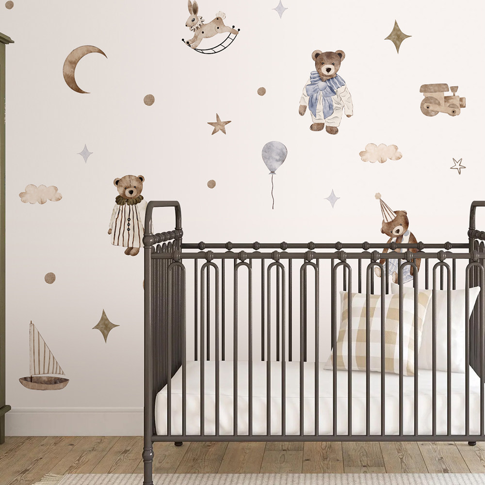 Boho Wall Stickers Vintage Cut - Baby Nursery Vintage Decor incelemesi ve fiyatı