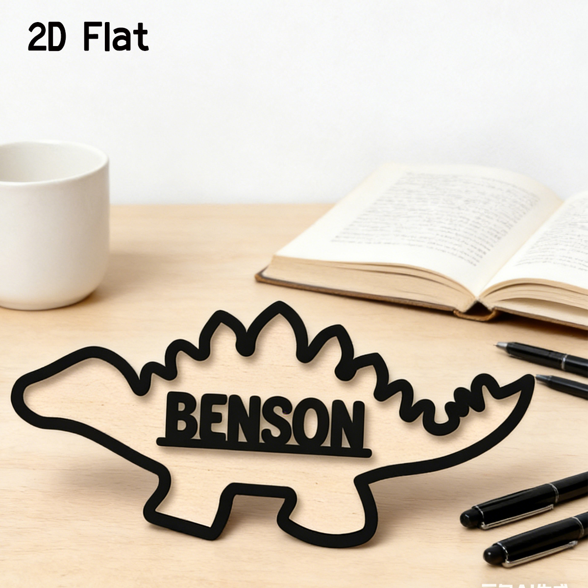 1Pc Cutom Dinosaur Wooden Acry - Baby Nursery Wall Decor incelemesi ve fiyatı