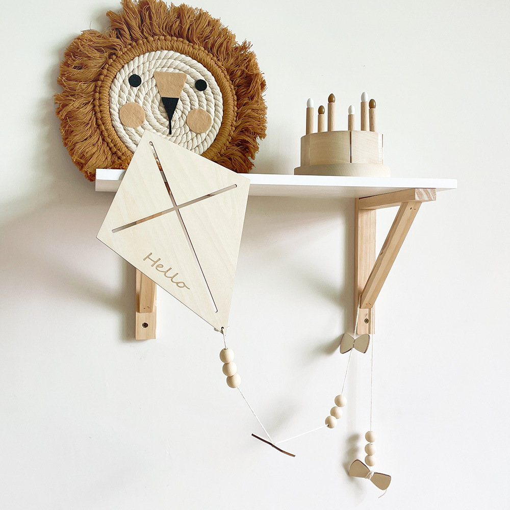 INS Nordic Wooden Kite Wall Or - Baby Nursery Needs incelemesi ve fiyatı