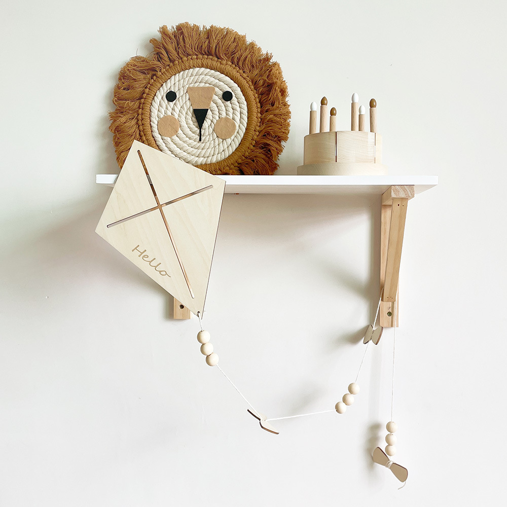 INS Nordic Wooden Kite Wall Or - Baby Nursery Needs incelemesi ve fiyatı