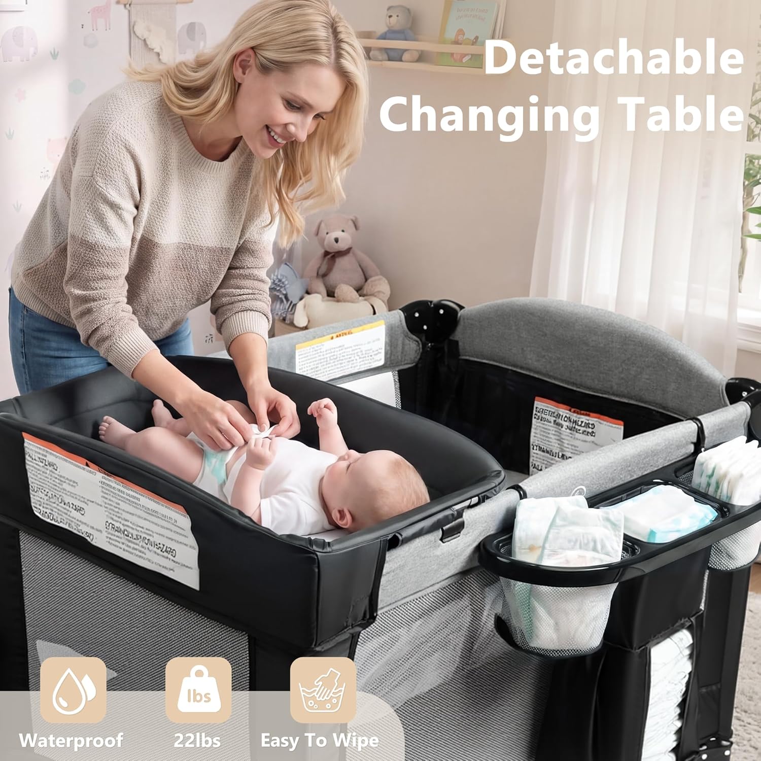 Kinder King 4 in 1 Portable Ba - Baby Nursery Hamper incelemesi ve fiyatı
