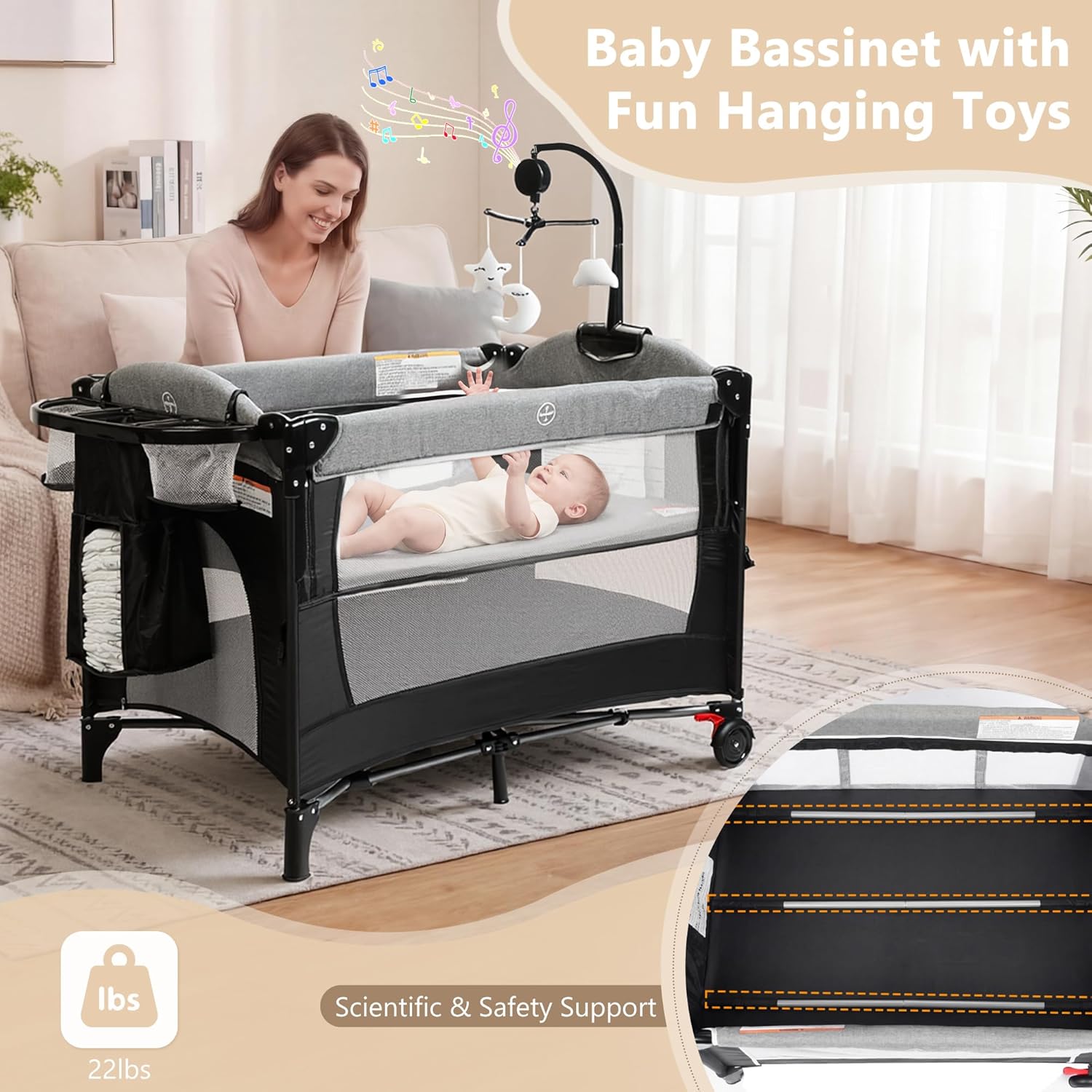 Kinder King 4 in 1 Portable Ba - Baby Nursery Hamper incelemesi ve fiyatı