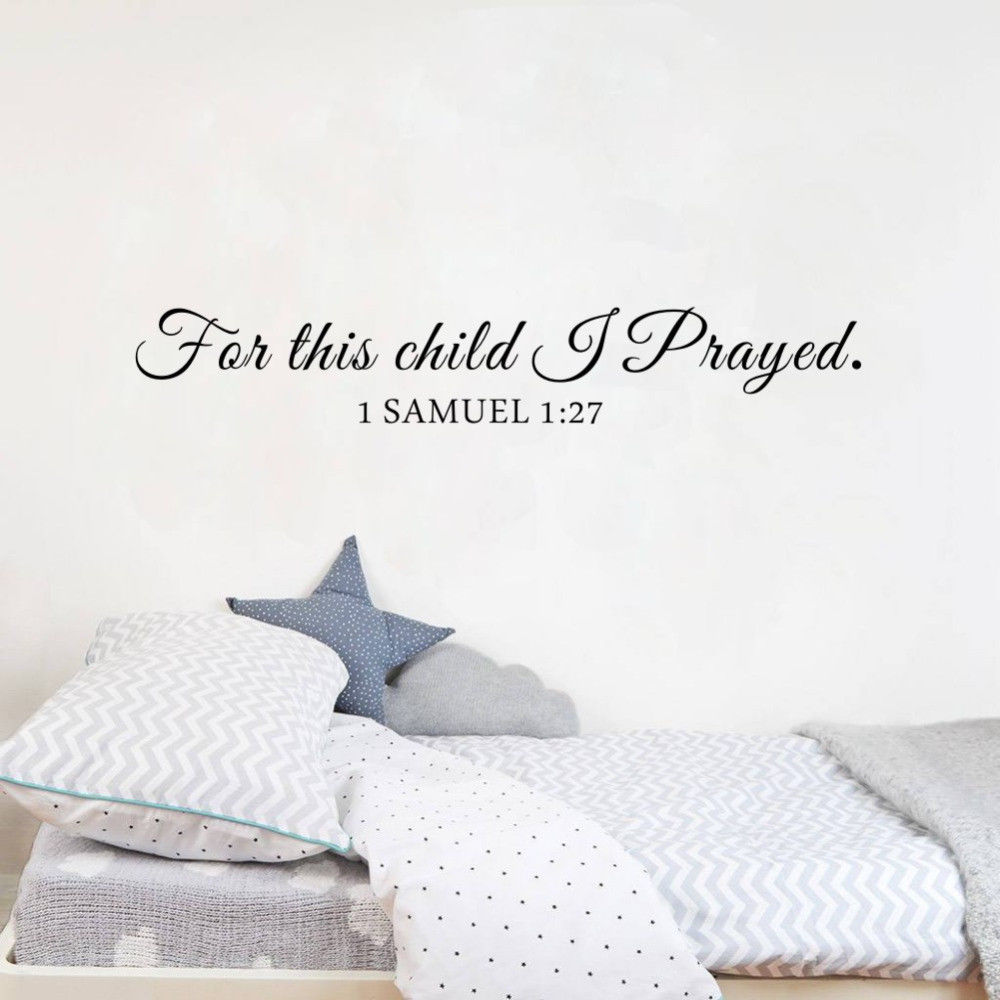 For This Child I Pray Samuel Q - Baby Nursery Quotes incelemesi ve fiyatı