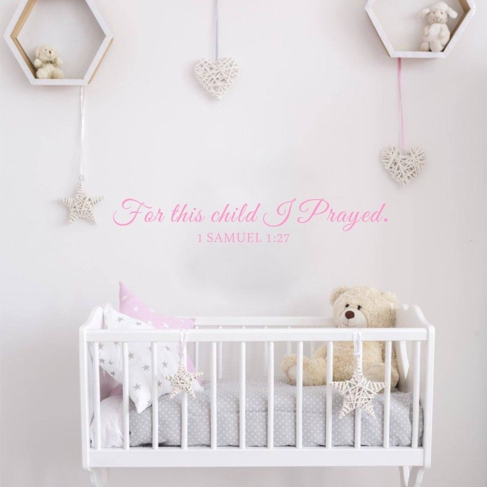 For This Child I Pray Samuel Q - Baby Nursery Quotes incelemesi ve fiyatı