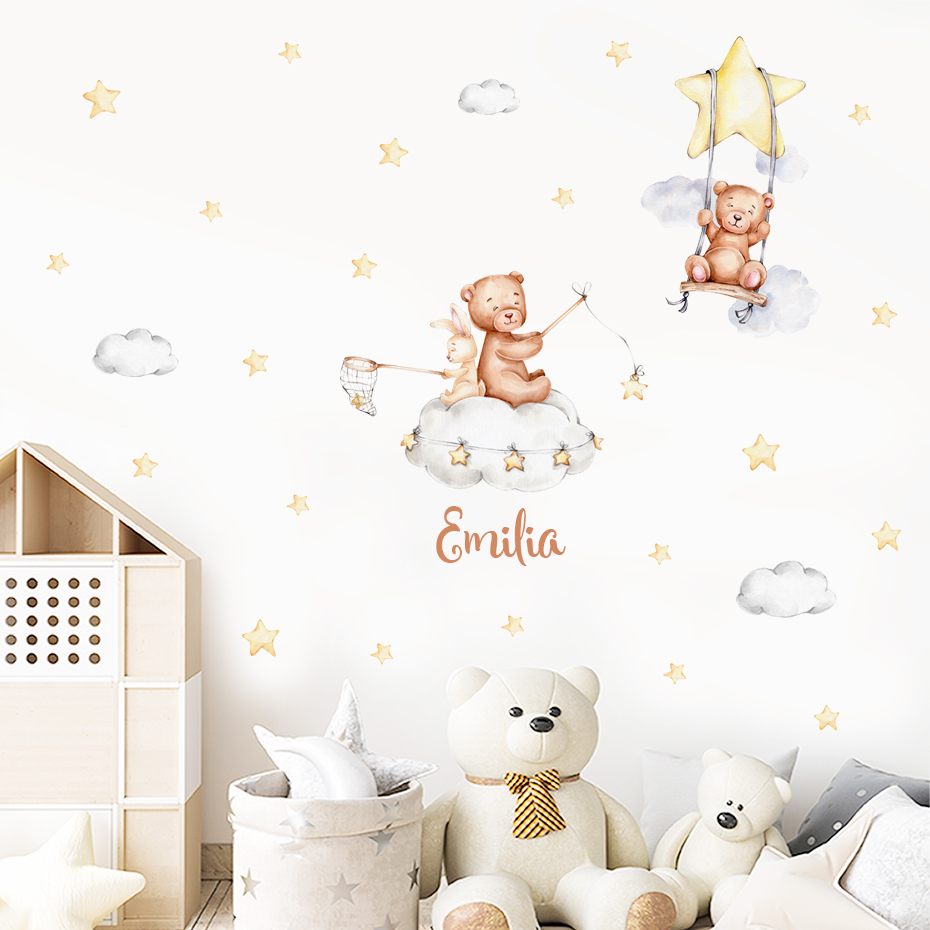 Custom Baby Name Bear Balloons - Baby Nursery Needs incelemesi ve fiyatı