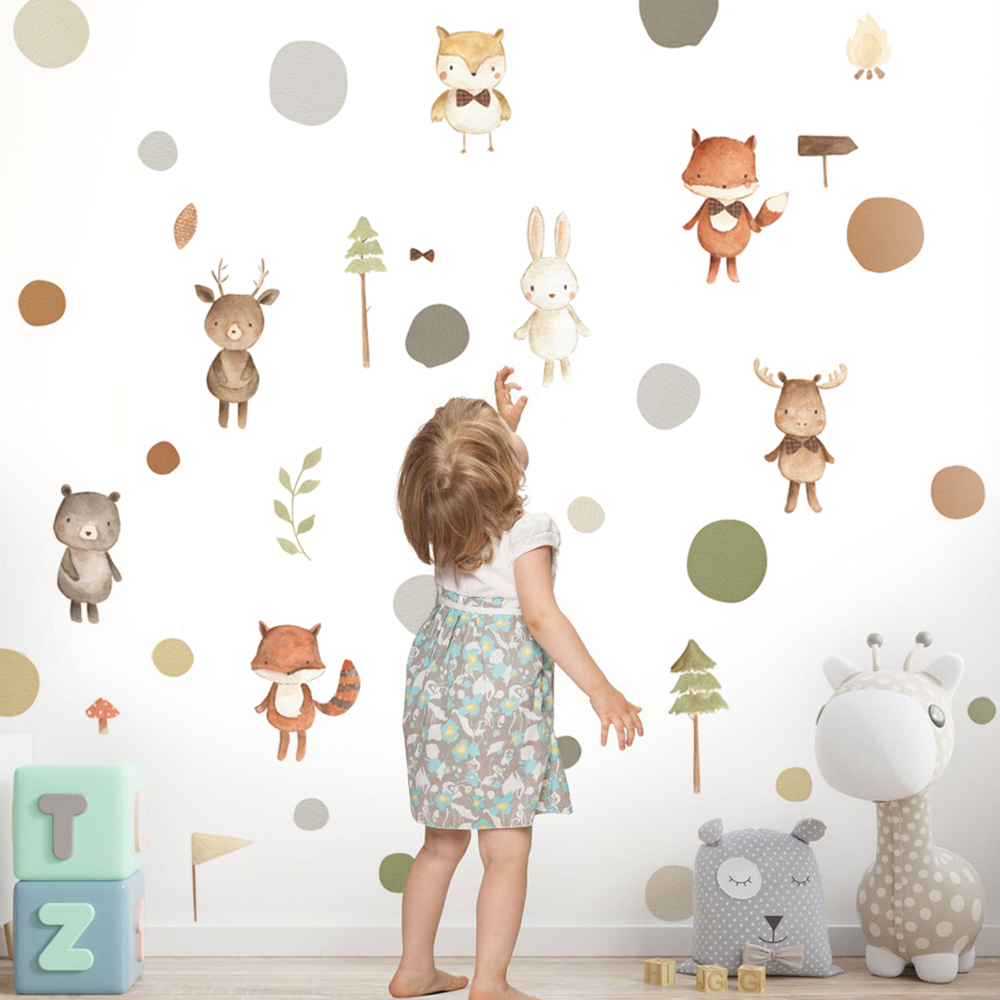 Cartoon Cute Fox Rabbit Animal - Baby Nursery Needs incelemesi ve fiyatı