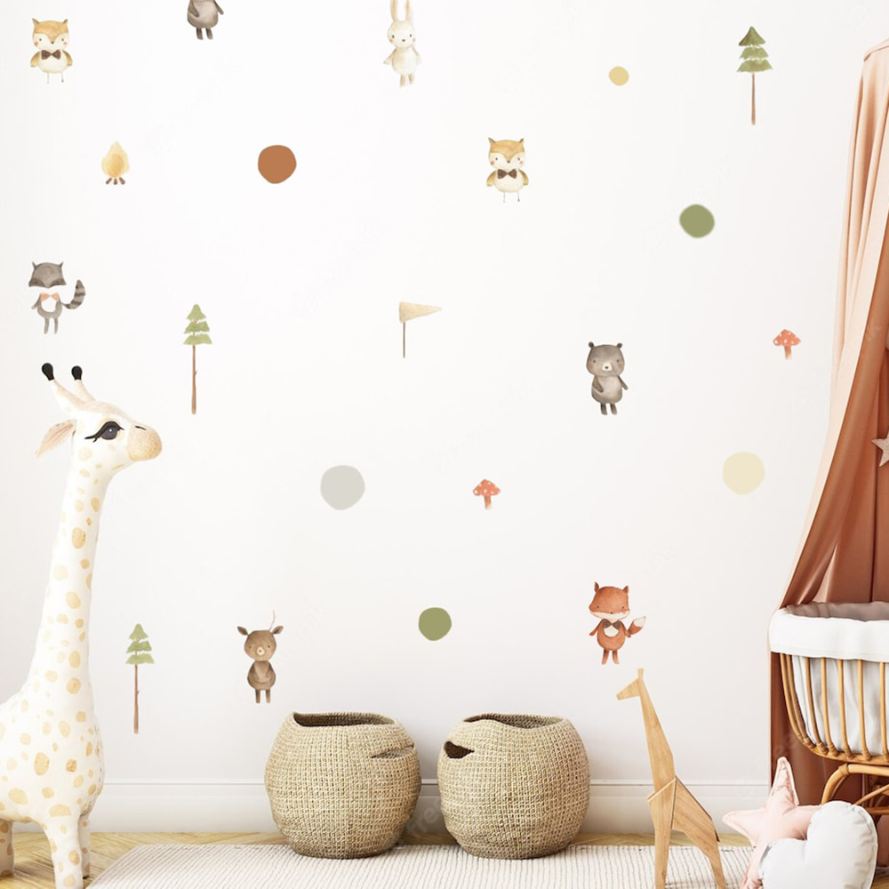 Cartoon Cute Fox Rabbit Animal - Baby Nursery Needs incelemesi ve fiyatı