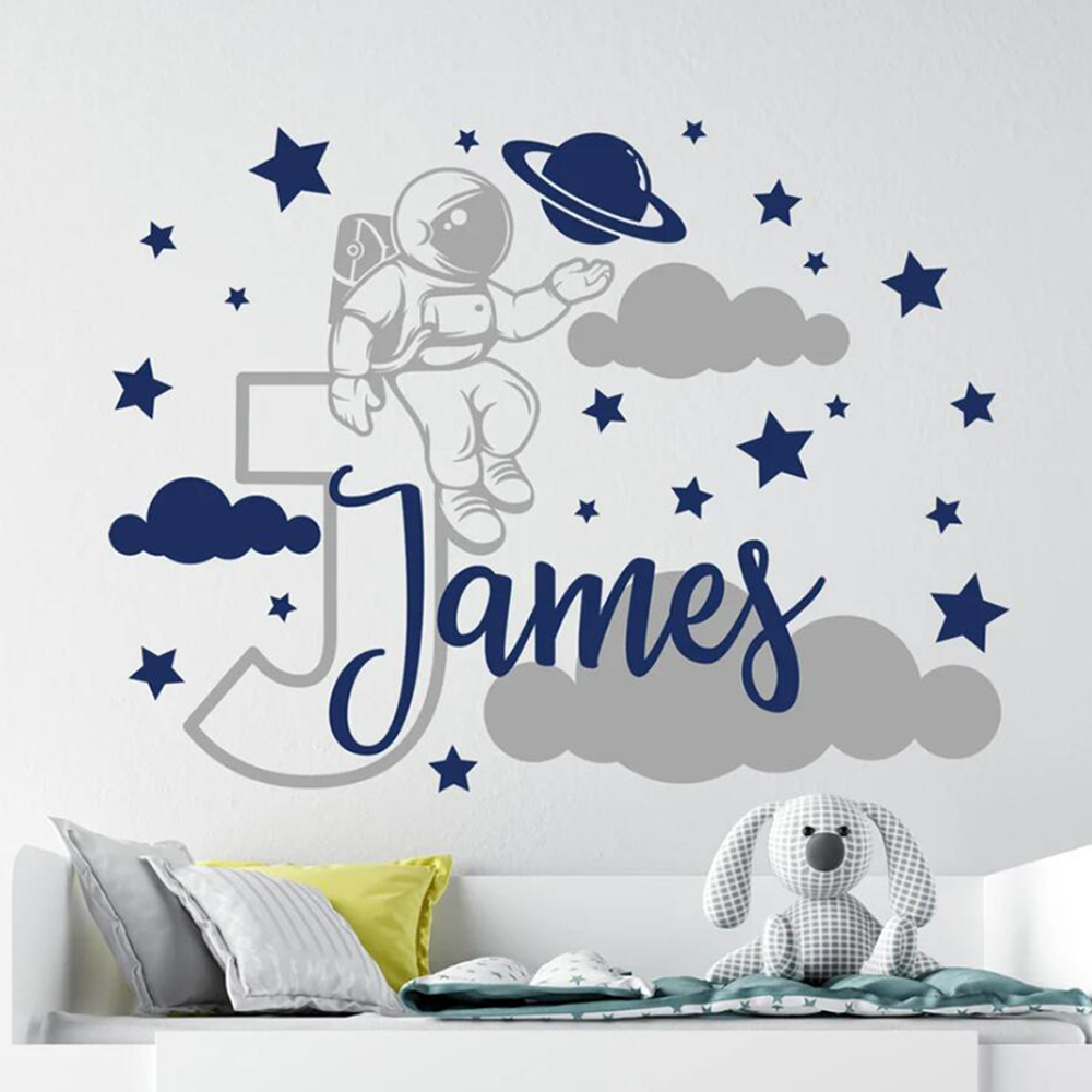 Custom Name Cartoon Space Astr - Baby Nursery Needs incelemesi ve fiyatı