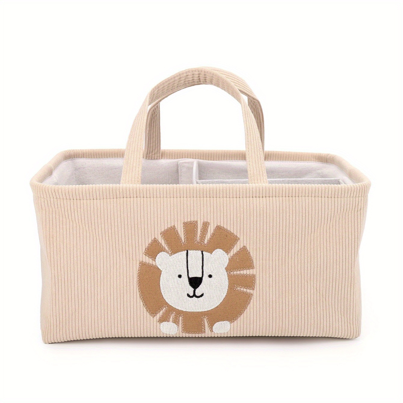 Cute Lion Diaper Caddy Foldabl - Baby Nursery Organiser incelemesi ve fiyatı