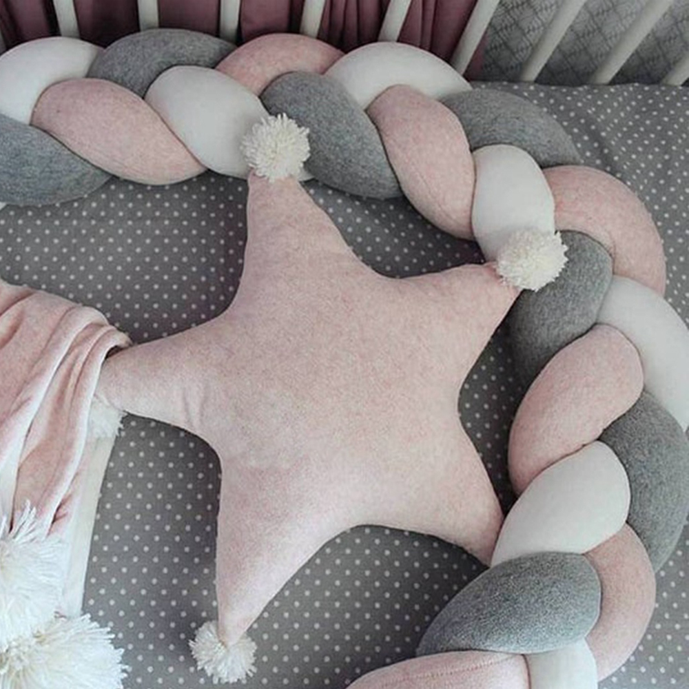 1M/2M/3M/4M Braid Baby Bed Bum - Baby Nursery Pillow incelemesi ve fiyatı
