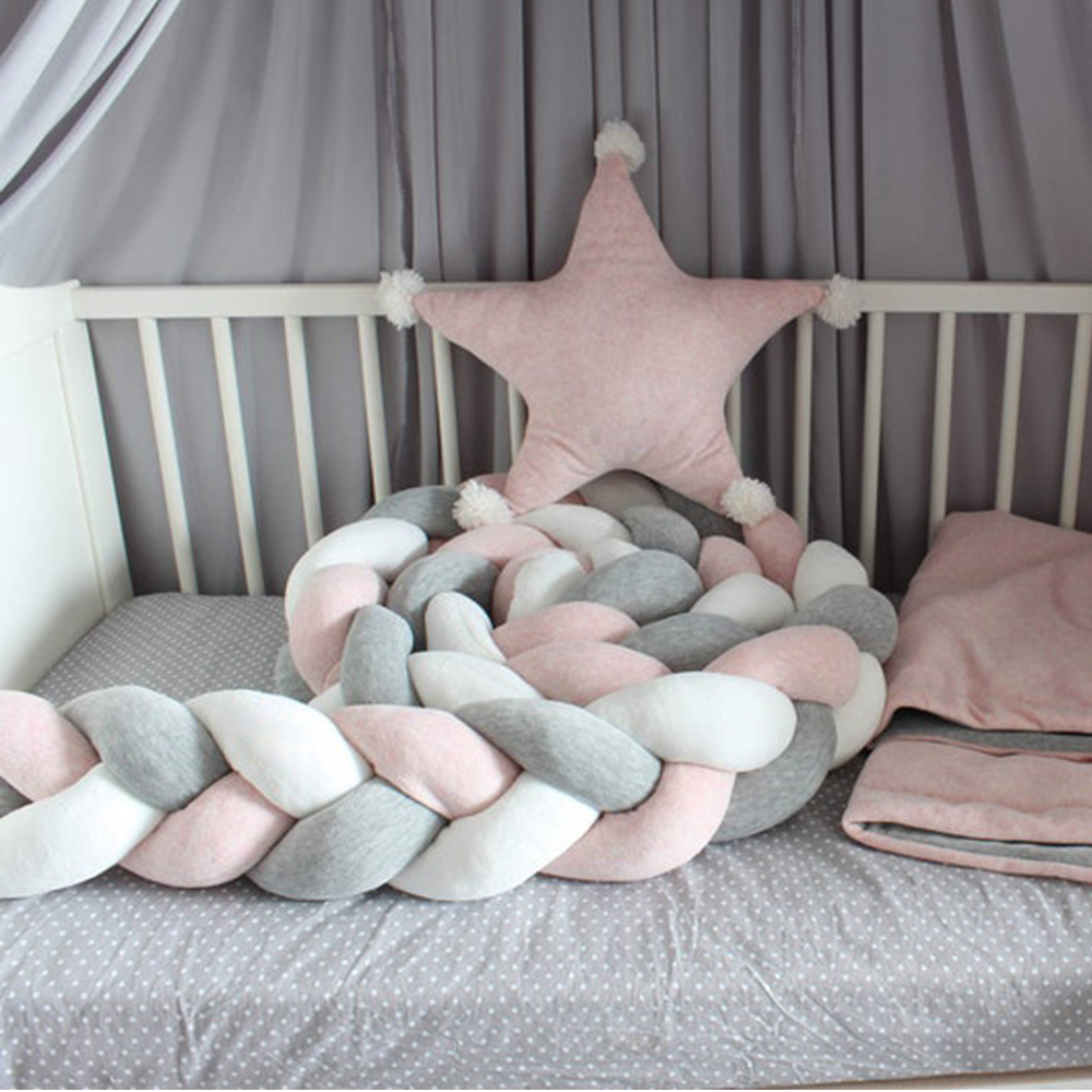 1M/2M/3M/4M Braid Baby Bed Bum - Baby Nursery Pillow incelemesi ve fiyatı