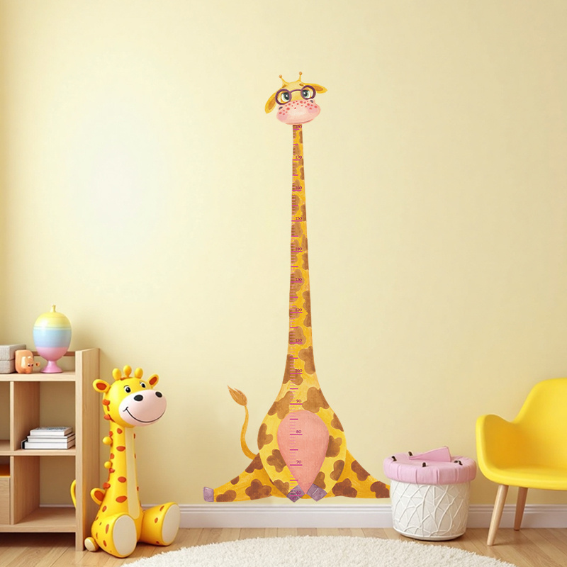 Giraffe Growth Chart Wall Stic - Baby Nursery Wall Decor incelemesi ve fiyatı