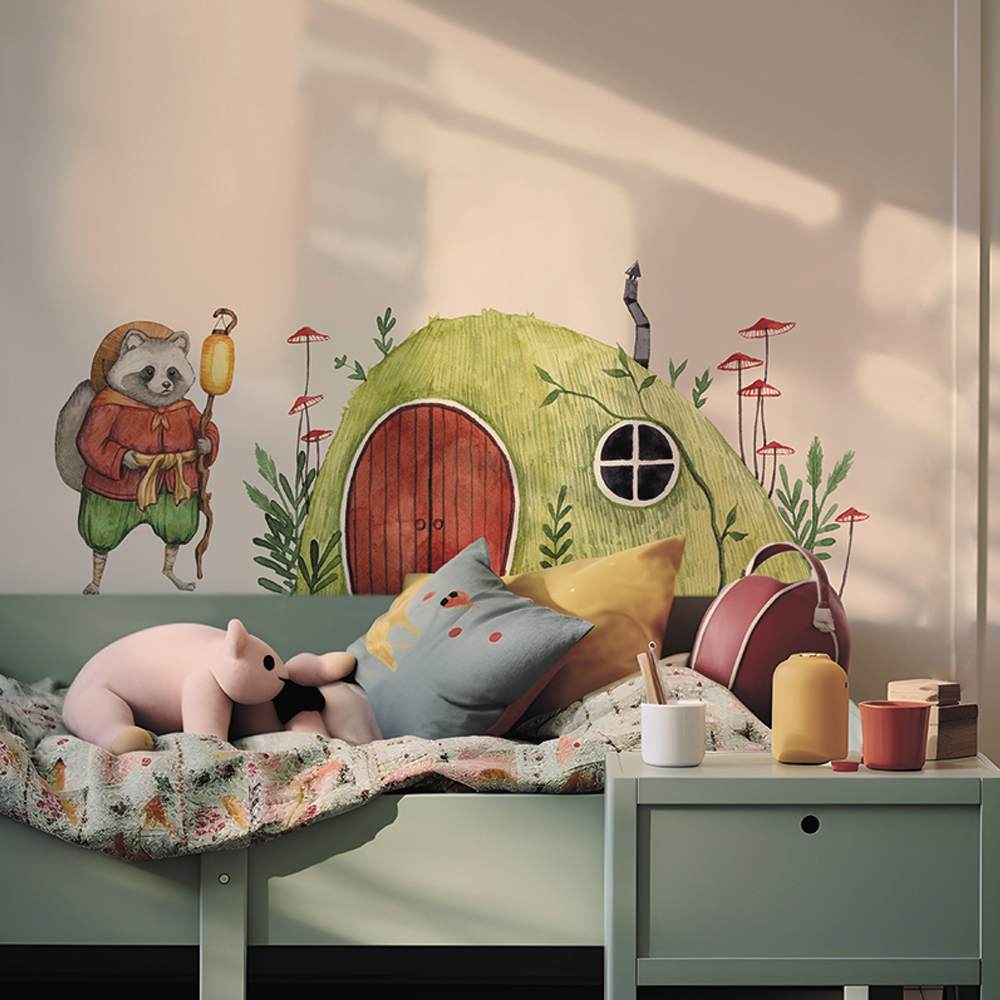 Boho Fabric Mushroom House  An - Baby Nursery Vintage Decor incelemesi ve fiyatı