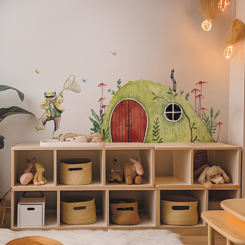 Boho Fabric Mushroom House  An - Baby Nursery Vintage Decor incelemesi ve fiyatı