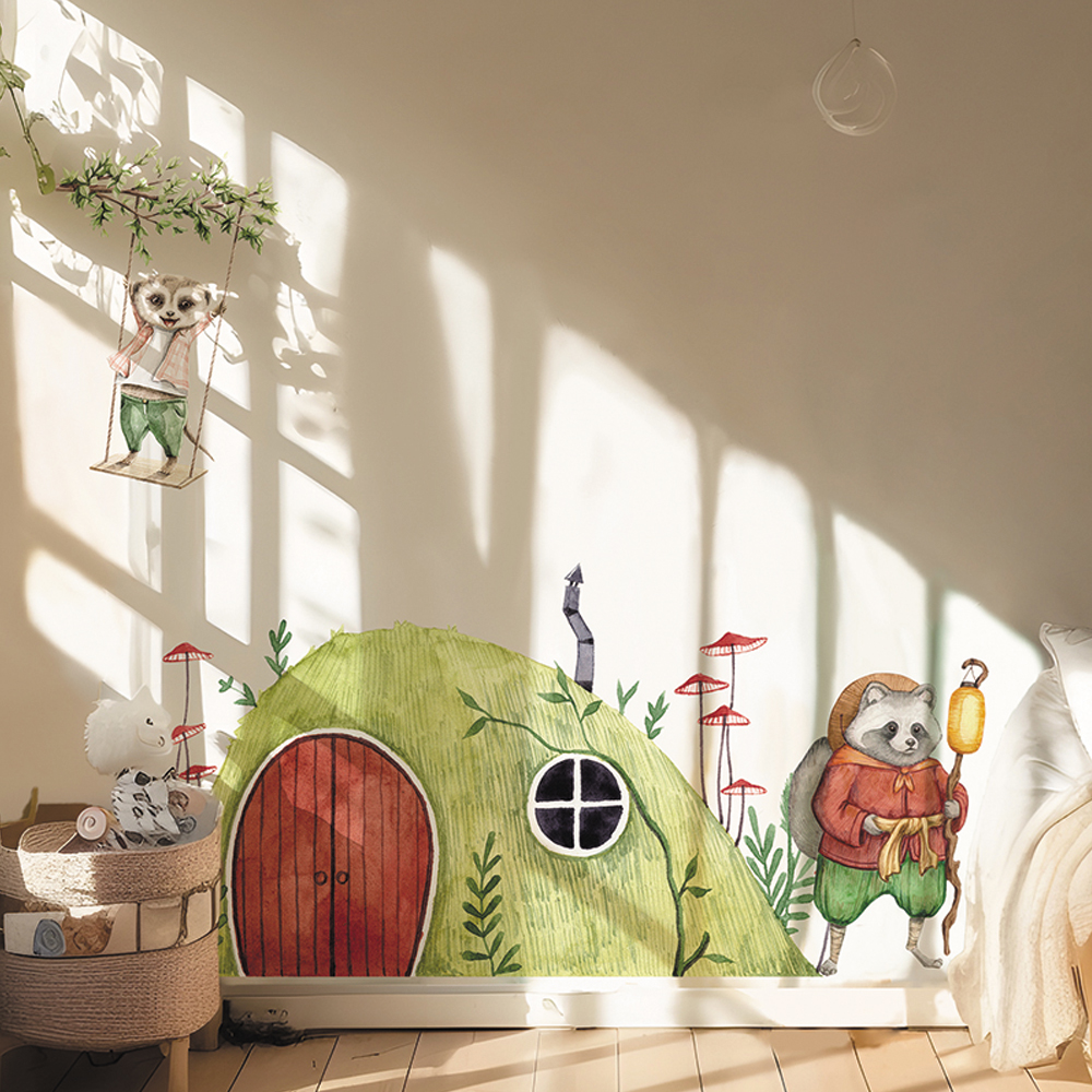 Boho Fabric Mushroom House  An - Baby Nursery Vintage Decor incelemesi ve fiyatı