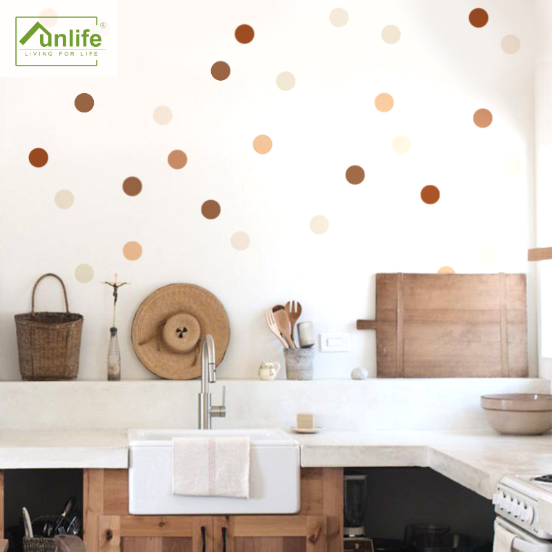 Creative Boho Polka Dot Wall S - Baby Nursery Vintage Decor incelemesi ve fiyatı