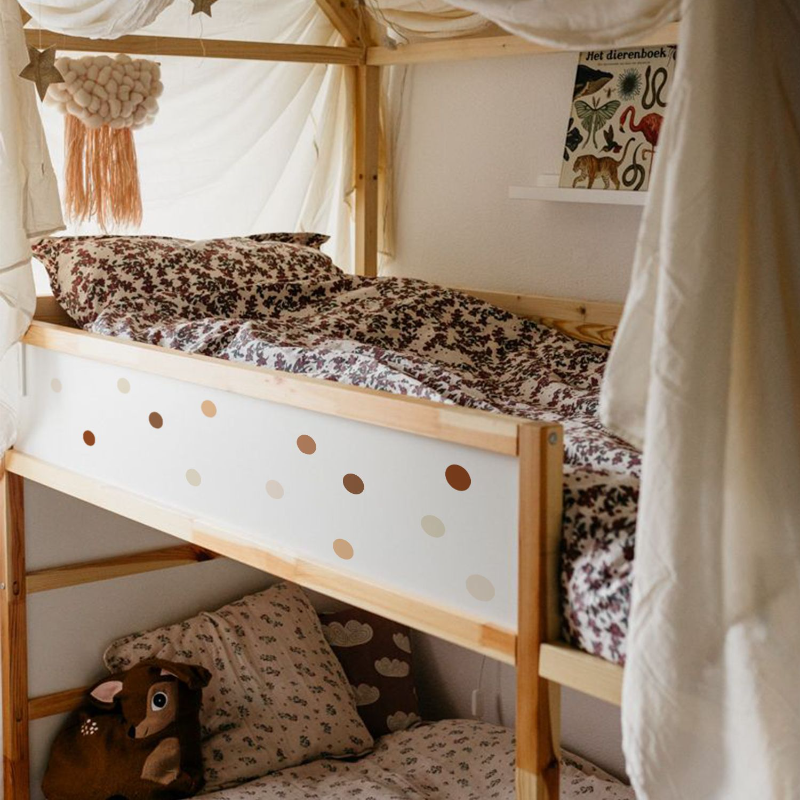 Creative Boho Polka Dot Wall S - Baby Nursery Vintage Decor incelemesi ve fiyatı